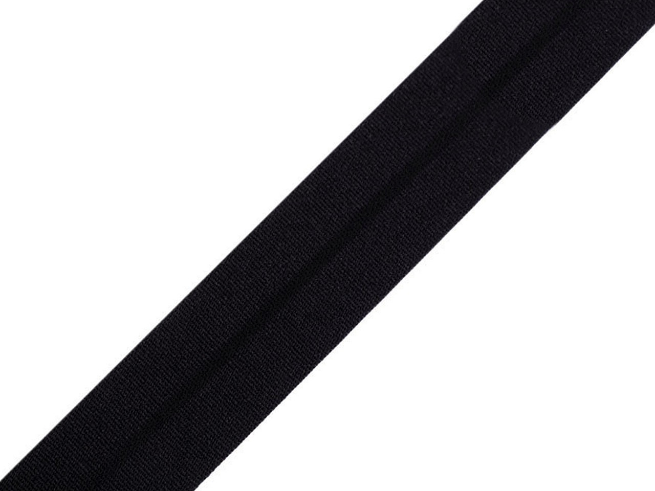 Lemovací pruženka půlená šíře 20 mm, barva 3 černá