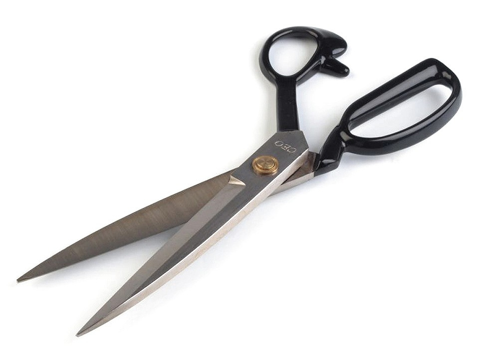 Krejčovské nůžky délka 30,5 cm / 12", barva černá