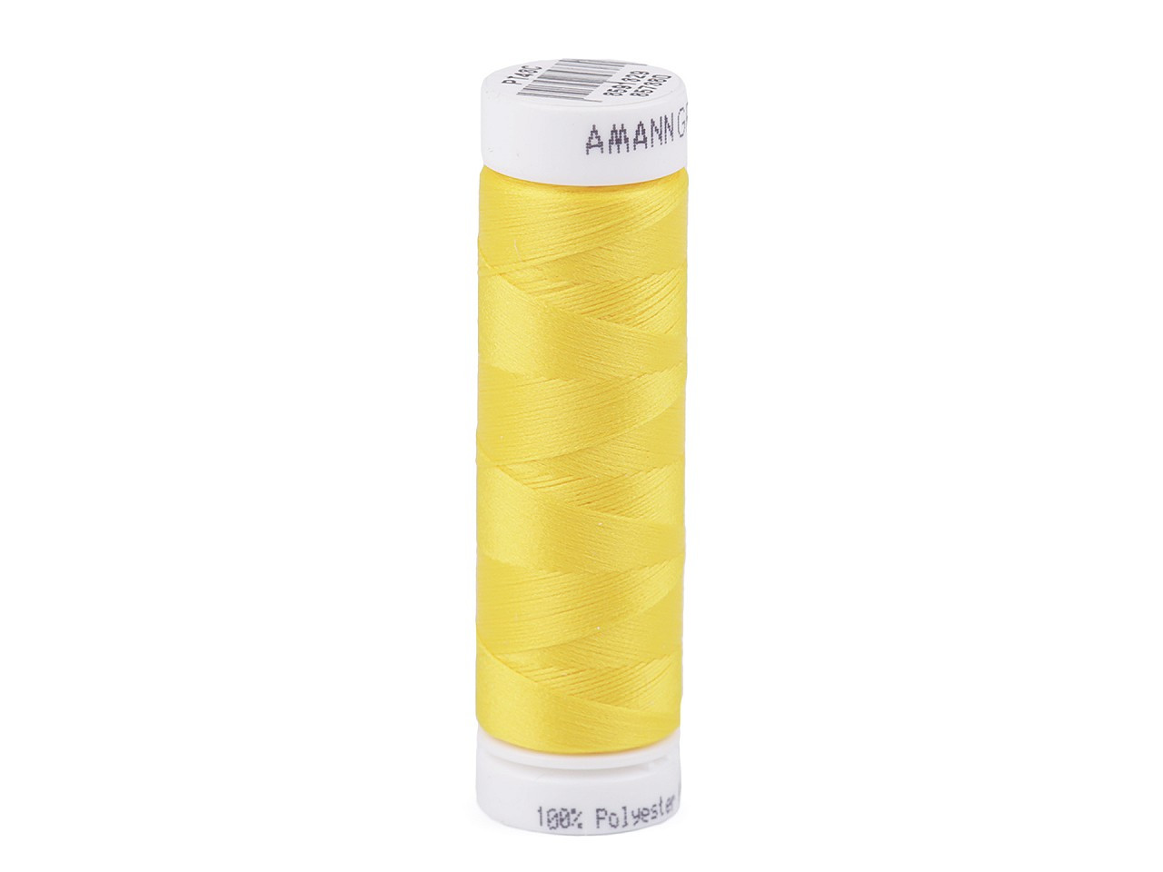 Polyesterové nitě návin 100 m Aspotex 120 Amann, barva 3361 žlutá světlá