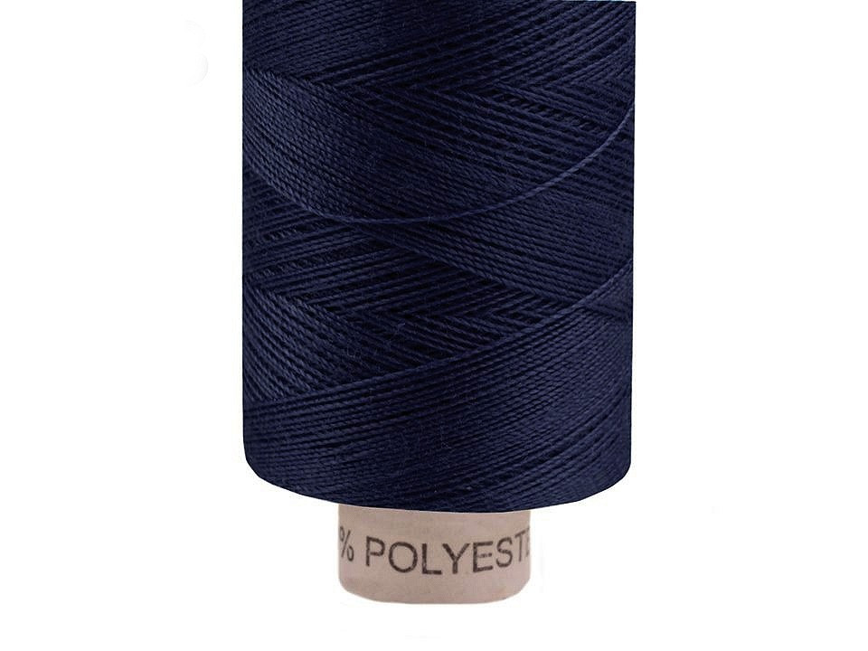 Polyesterové nitě návin 500 m Ribbon 14,8x2, barva 801 Mood Indigo