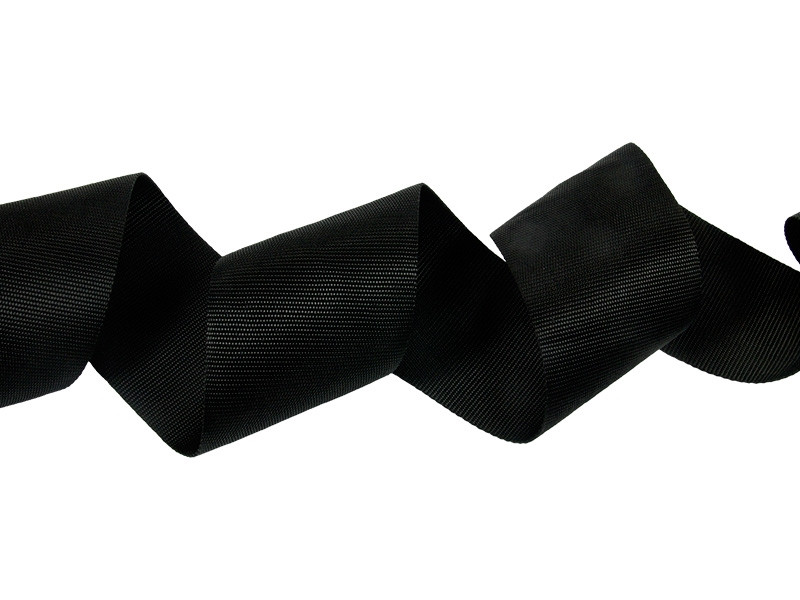 Popruh polypropylénový šíře 100 mm černá POL, barva Černá