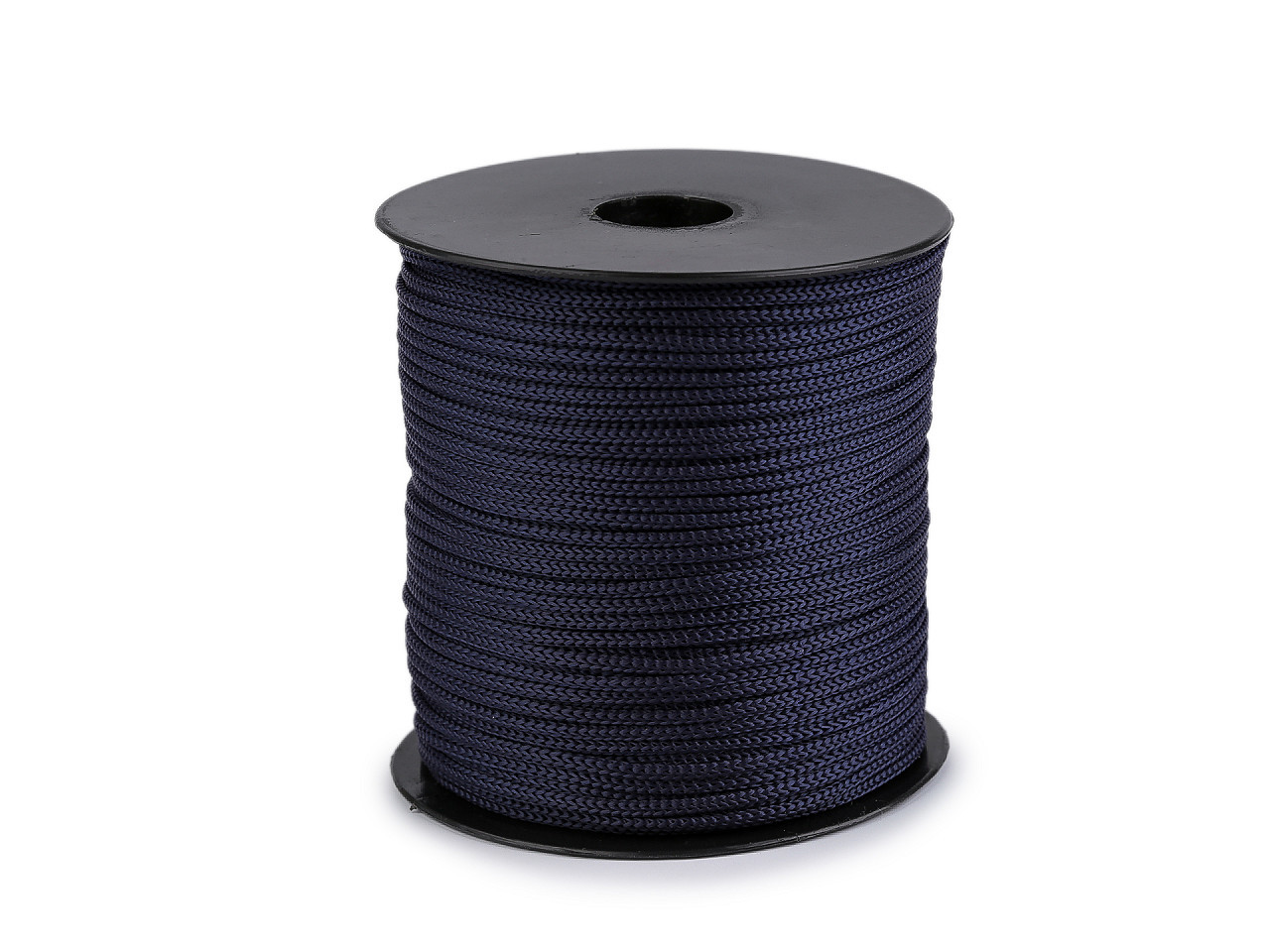 Pletací a háčkovací příze Anet macrame Ø2 mm 90 g, barva 9 modrá tmavá cívka