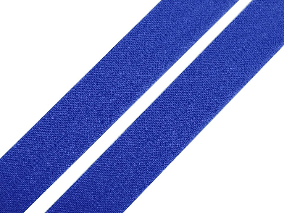 Lemovací pruženka půlená šíře 20 mm, barva 9 modrá královská