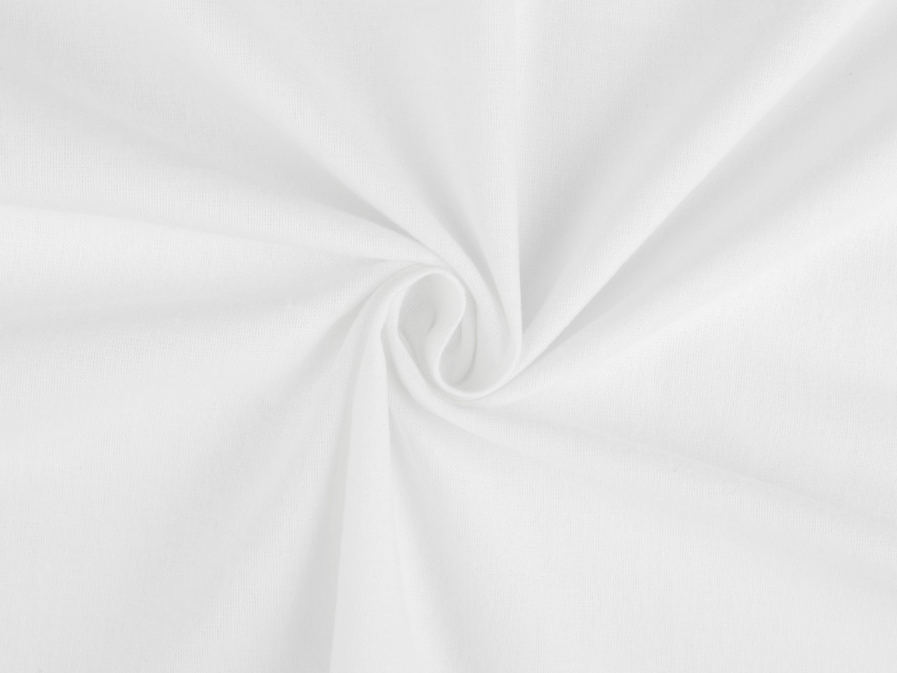 Bavlněný flanel jednobarevný, barva 1 (1) Off White