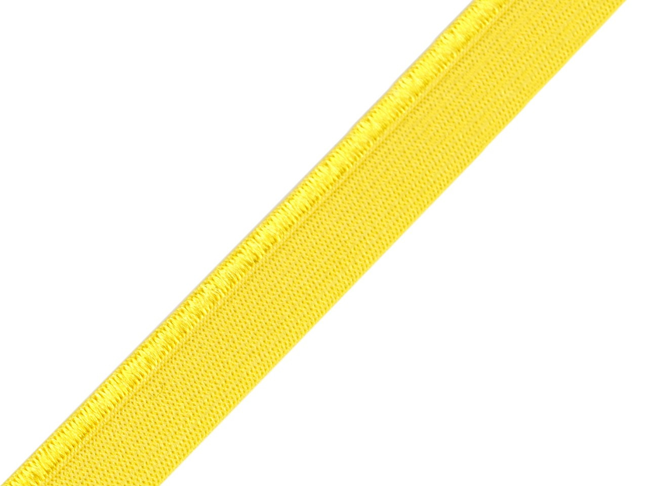 Lemovací pruženka / ramínková šíře 11 mm s výpustkem, barva 10 (189) žlutá
