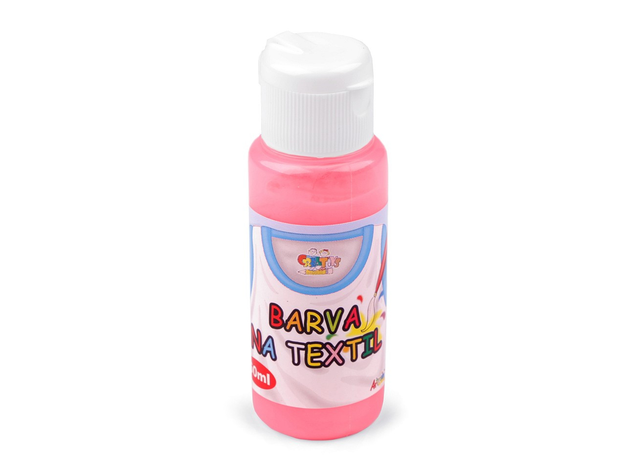 Barva na textil 60 ml, barva 3 růžová neon