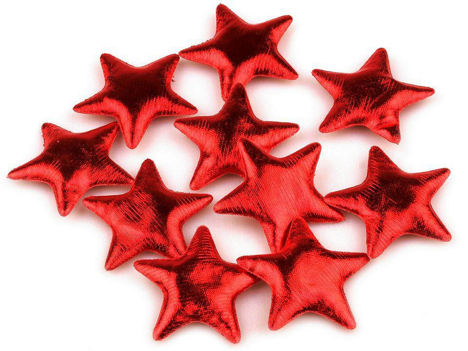 Hvězda Ø45 mm, barva 7 červená