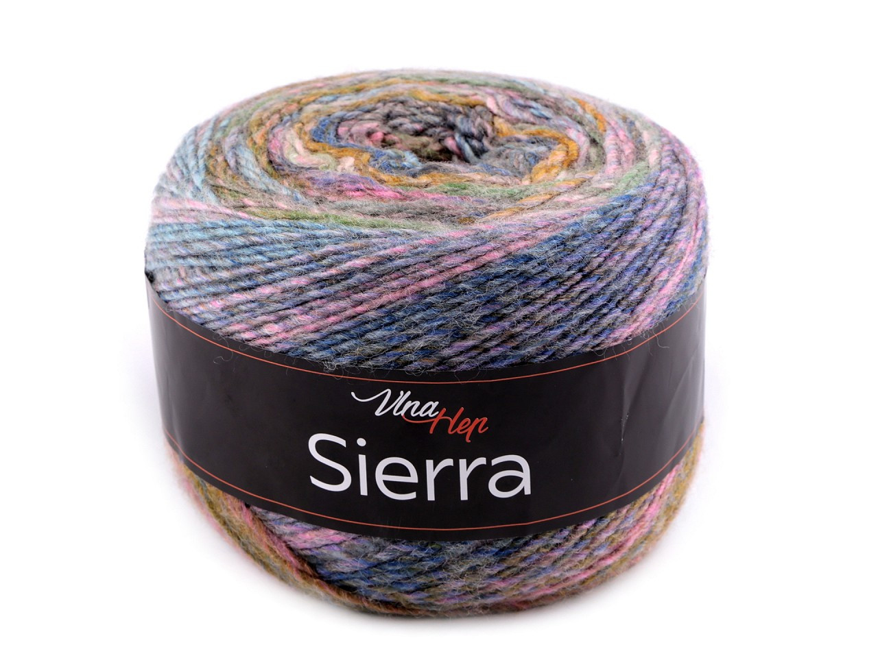 Pletací příze Sierra 150 g, barva 5 (7208) modrá světlá růžová