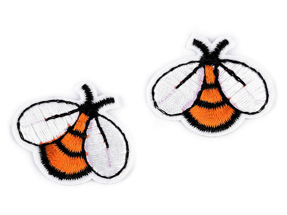 Nažehlovačka včela, barva 5 oranžová