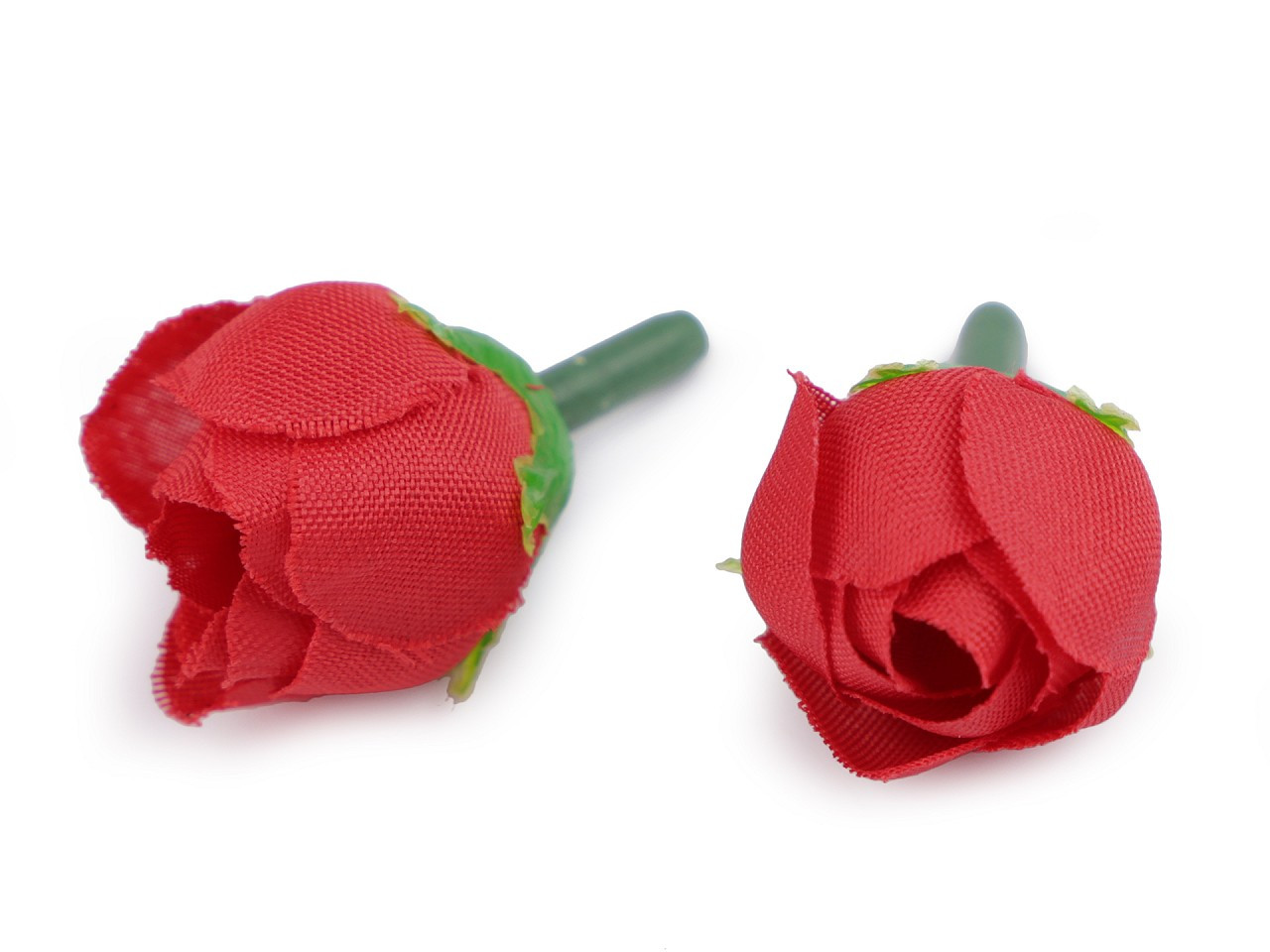 Umělý květ růže Ø2 cm, barva 7 (4) červená