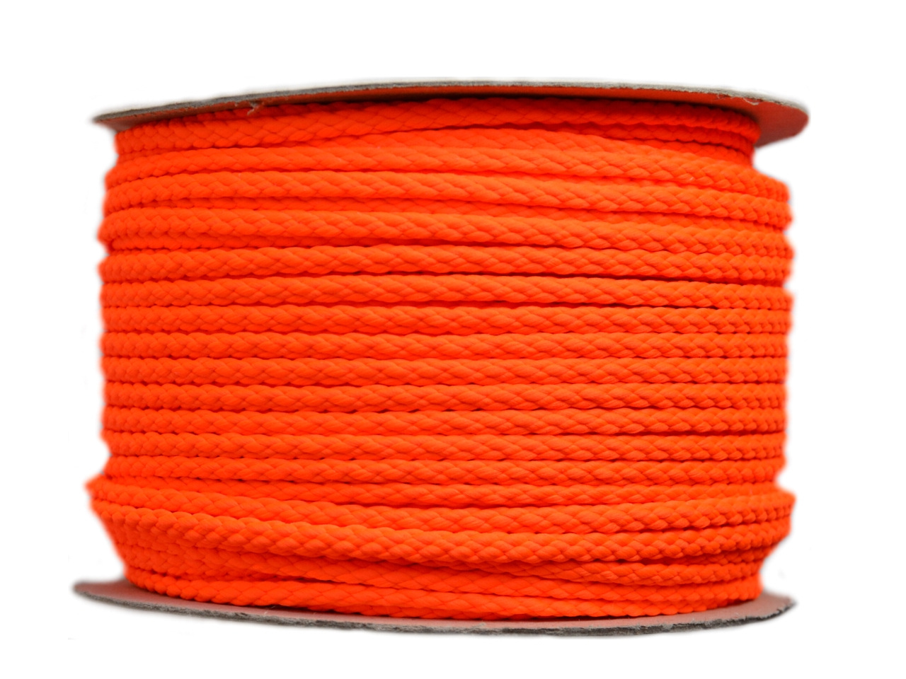 Oděvní šňůra PES Ø6 mm ČESKÝ VÝROBEK, barva Oranžová výrazná (3157)