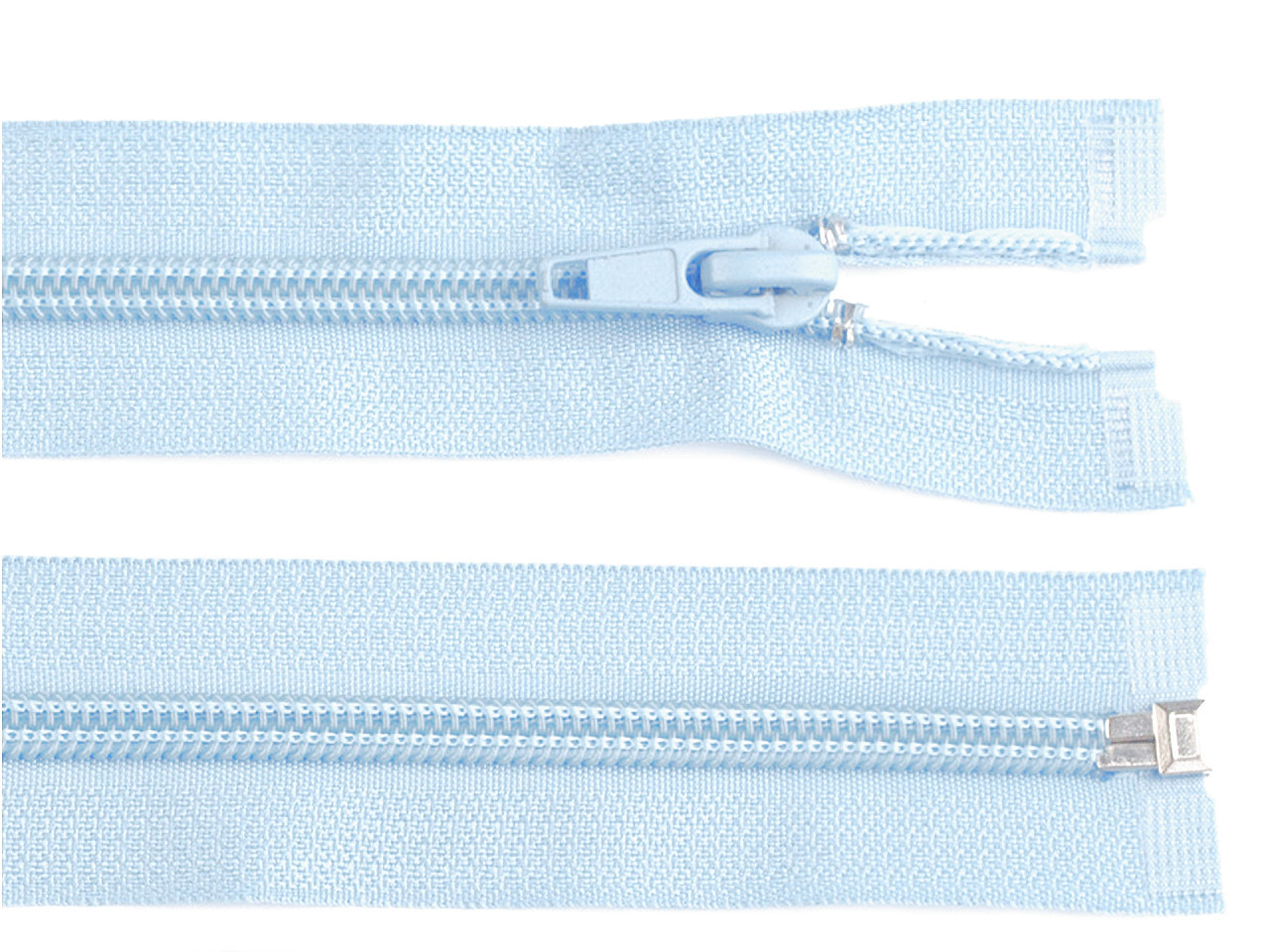 Spirálový zip šíře 5 mm délka 65 cm bundový POL, barva 183 modrá ledová