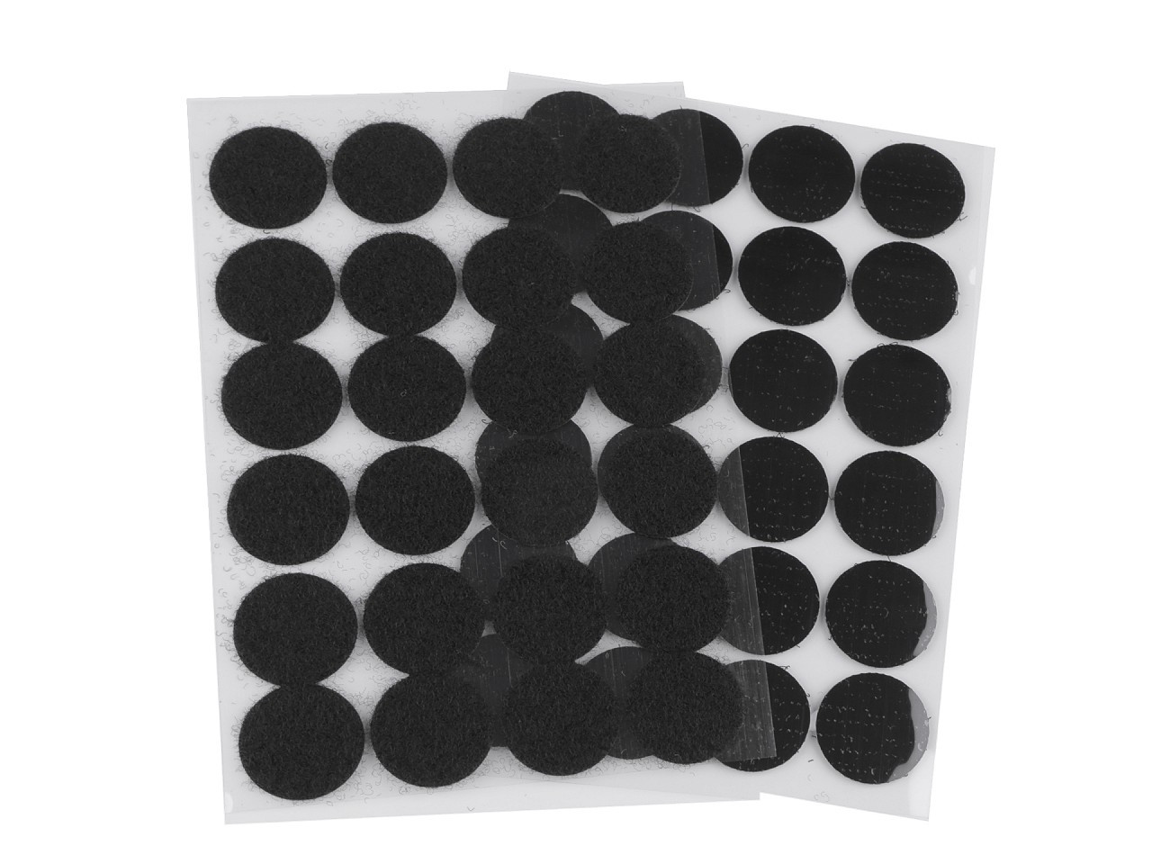 Suchý zip samolepicí kolečka Ø25 mm, barva 2 černá