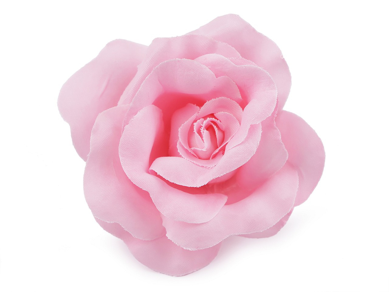 Brož / ozdoba růže Ø6 cm, barva 7 růžová sv. pudrová