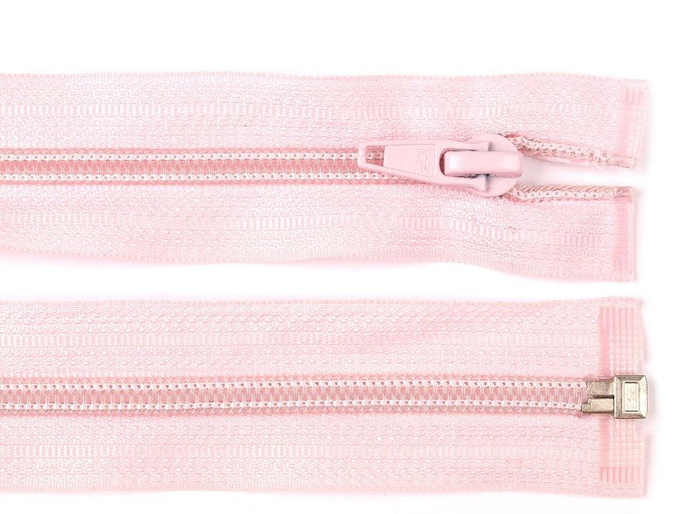 Spirálový zip šíře 5 mm délka 60 cm bundový POL, barva 133 Candy Pink
