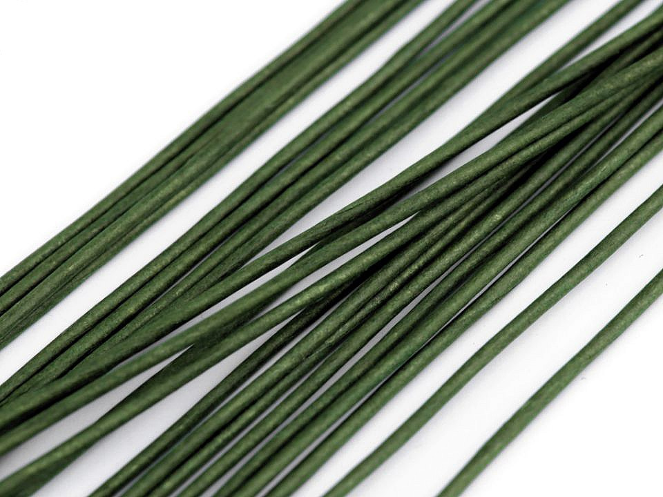 Floristický drát Ø2 mm, délka 40 cm, barva 2 zelená