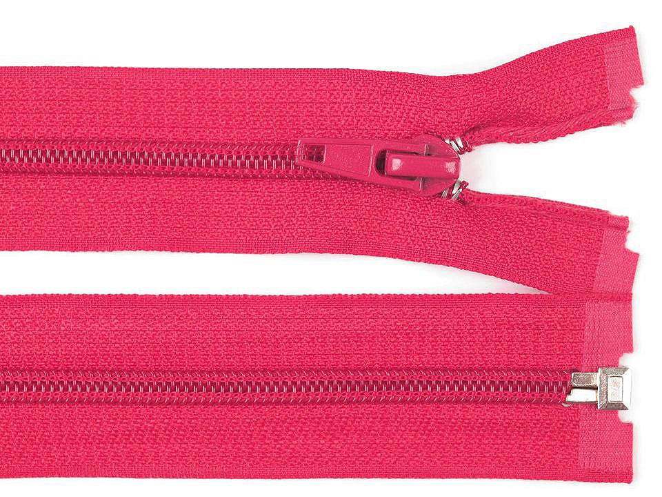 Spirálový zip šíře 5 mm délka 60 cm bundový POL, barva 146 Carmine Rose