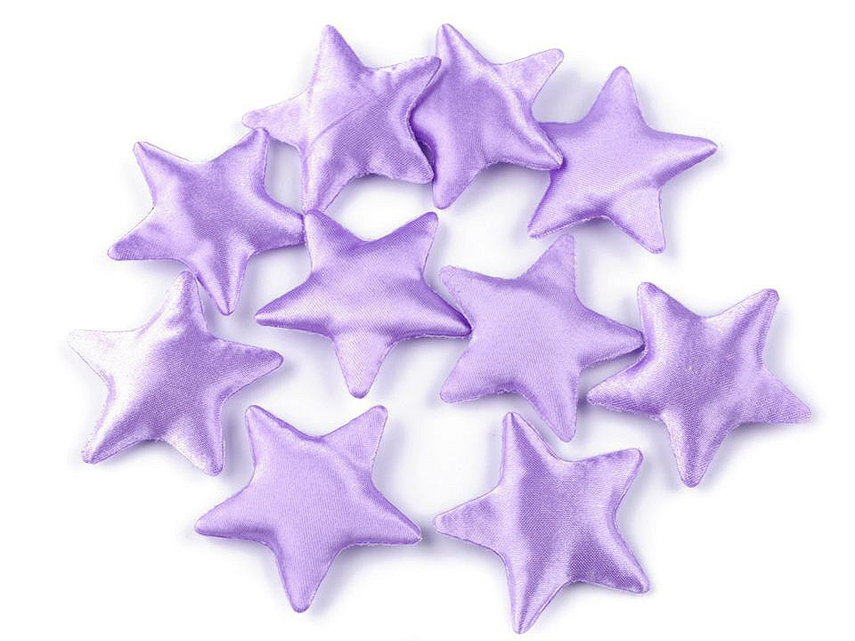 Hvězda Ø45 mm, barva 13 fialová lila