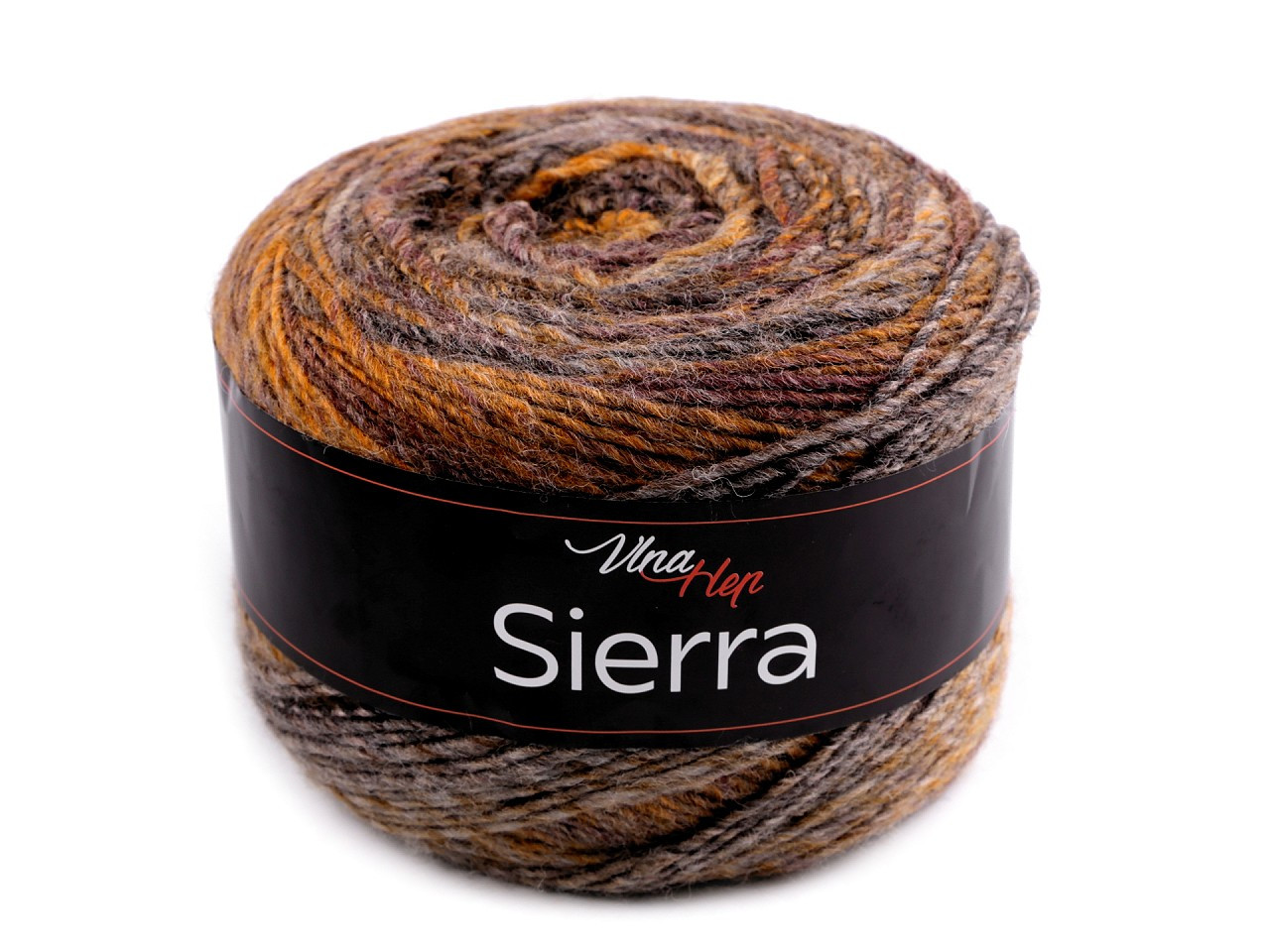Pletací příze Sierra 150 g, barva 7 (7207) béžová hořčicová