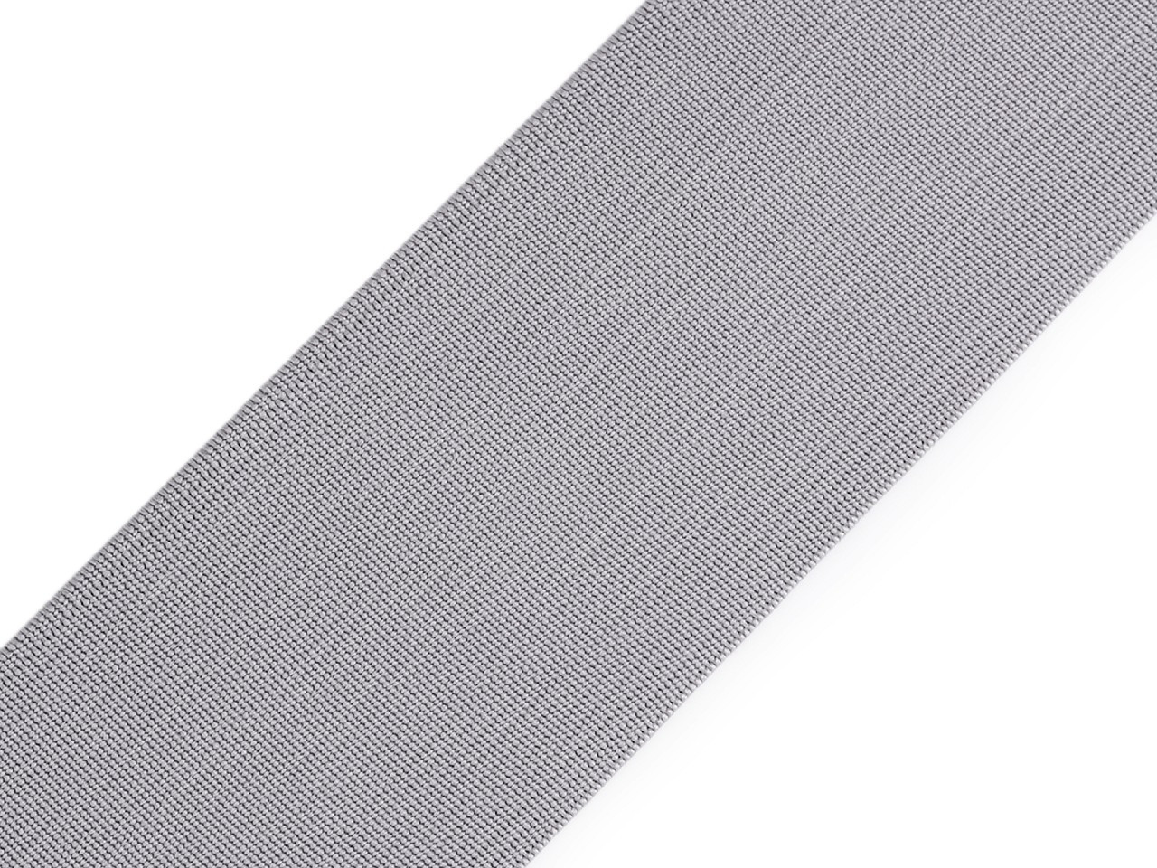 Pruženka hladká šíře 50 mm tkaná barevná, barva 1006 šedá nejsvětlější