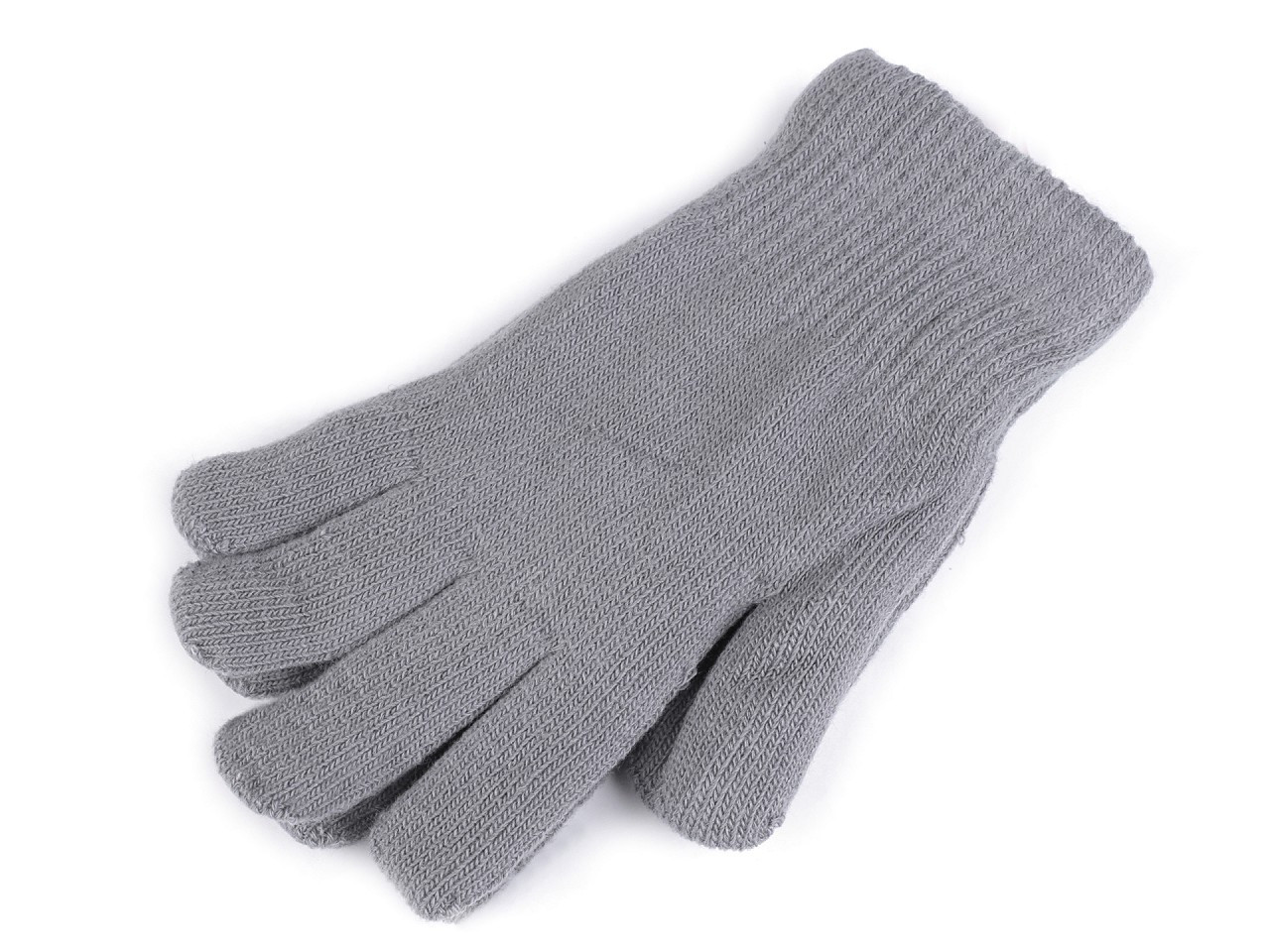 Dámské pletené rukavice, barva 9 šedá