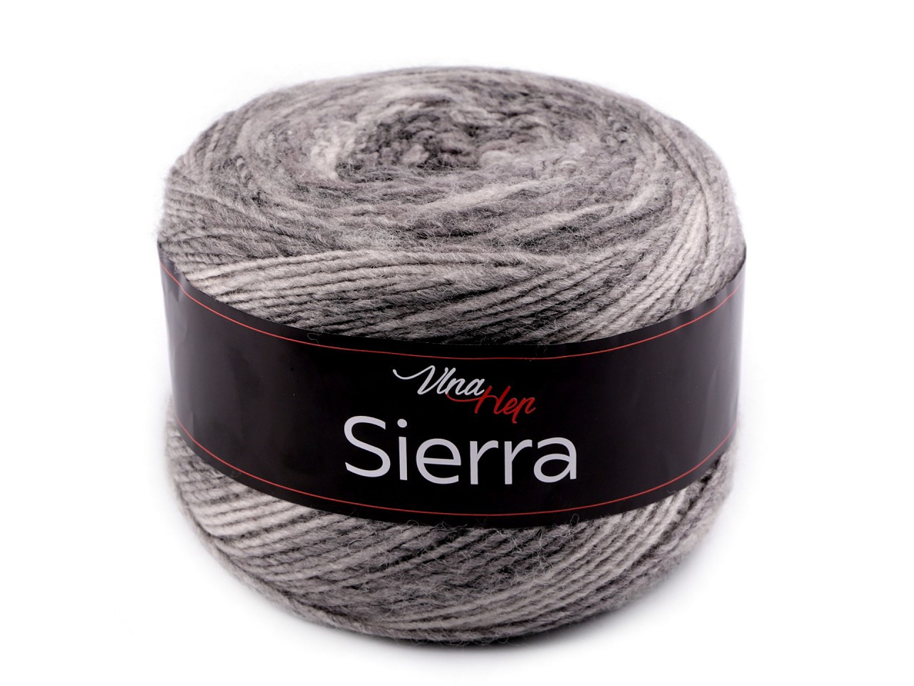 Pletací příze Sierra 150 g, barva 3 (7206) šedá