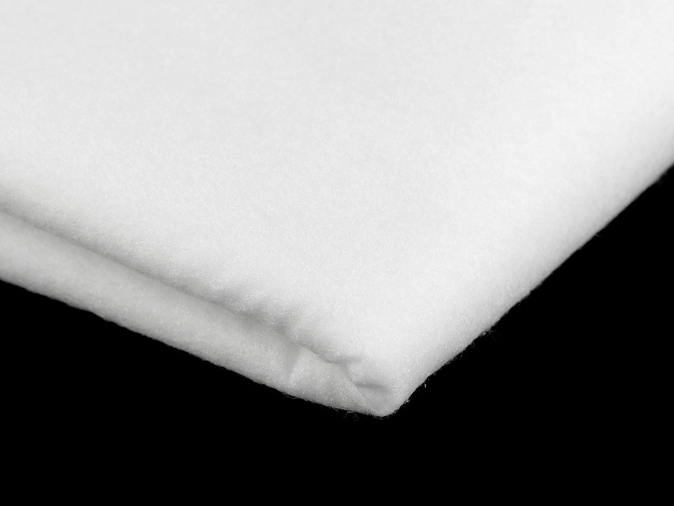 Netkaná textilie Sakon 80+18 g/m2 šíře 160 cm nažehlovací, barva bílá