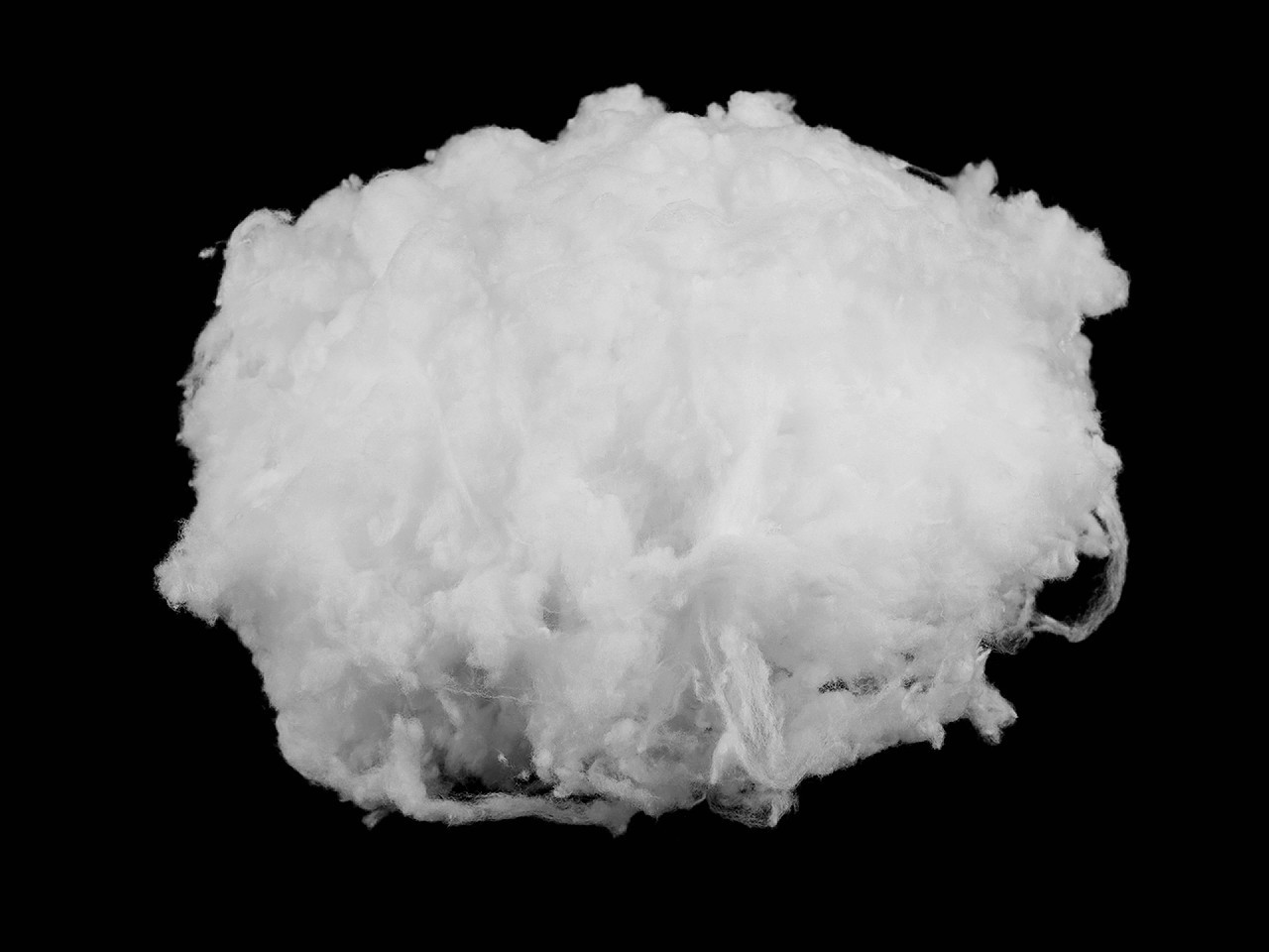Výplň - polyesterová vata 1 kg, barva bílá