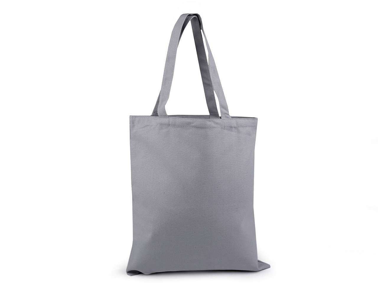 Textilní taška bavlněná k dotvoření 35x39 cm, barva 4 (036) šedá