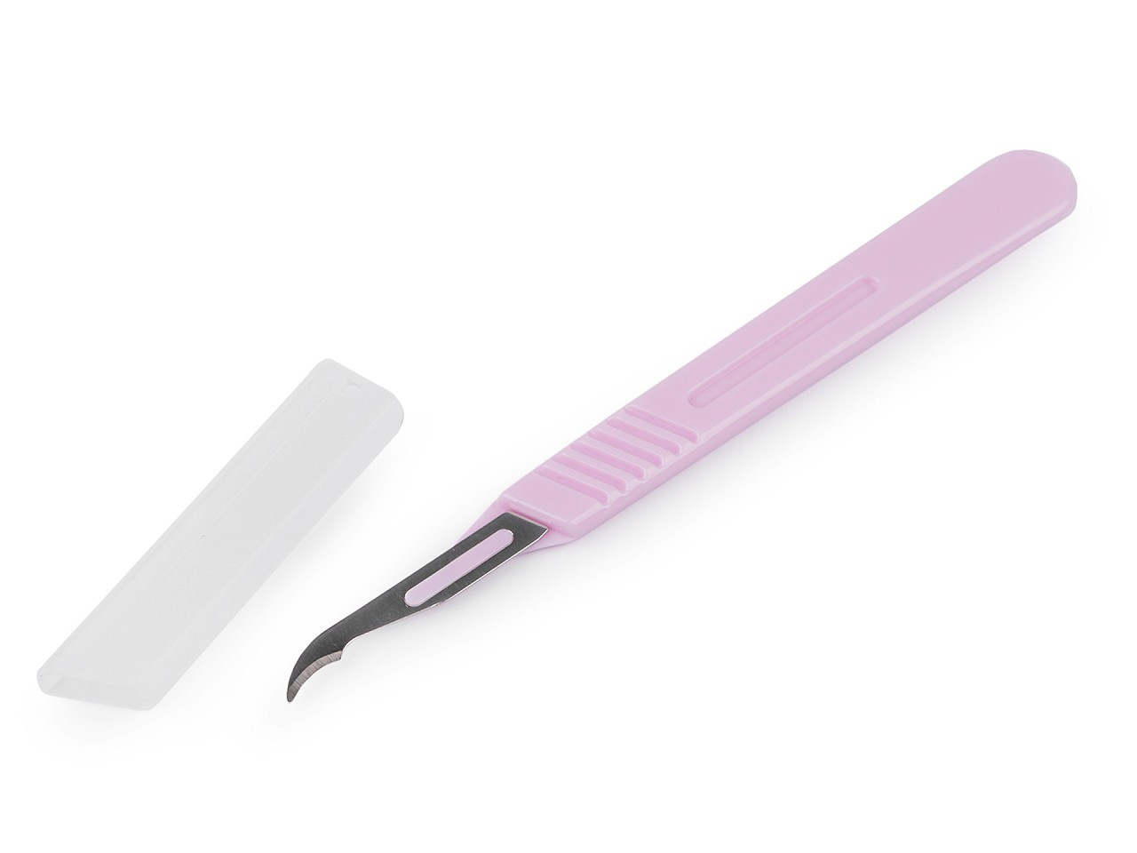 Páráček / nůž délka 14,5 cm, barva fialovorůžová světlá