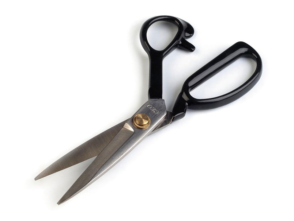 Krejčovské nůžky délka 21,5 cm / 8", barva černá