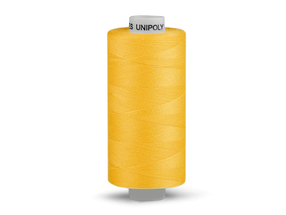 Fotografie Polyesterové nitě Unipoly návin 500 m, barva 783 šedobéžová