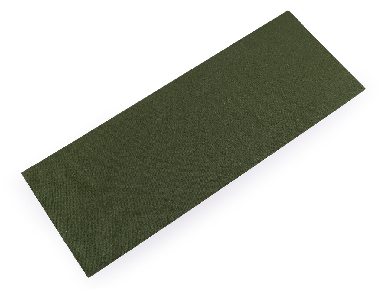Nažehlovací záplaty textilní 17x45 cm, barva 13 zelená khaki