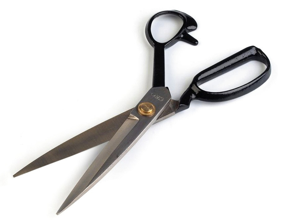Fotografie Krejčovské nůžky délka 25,5 cm / 10", barva černá
