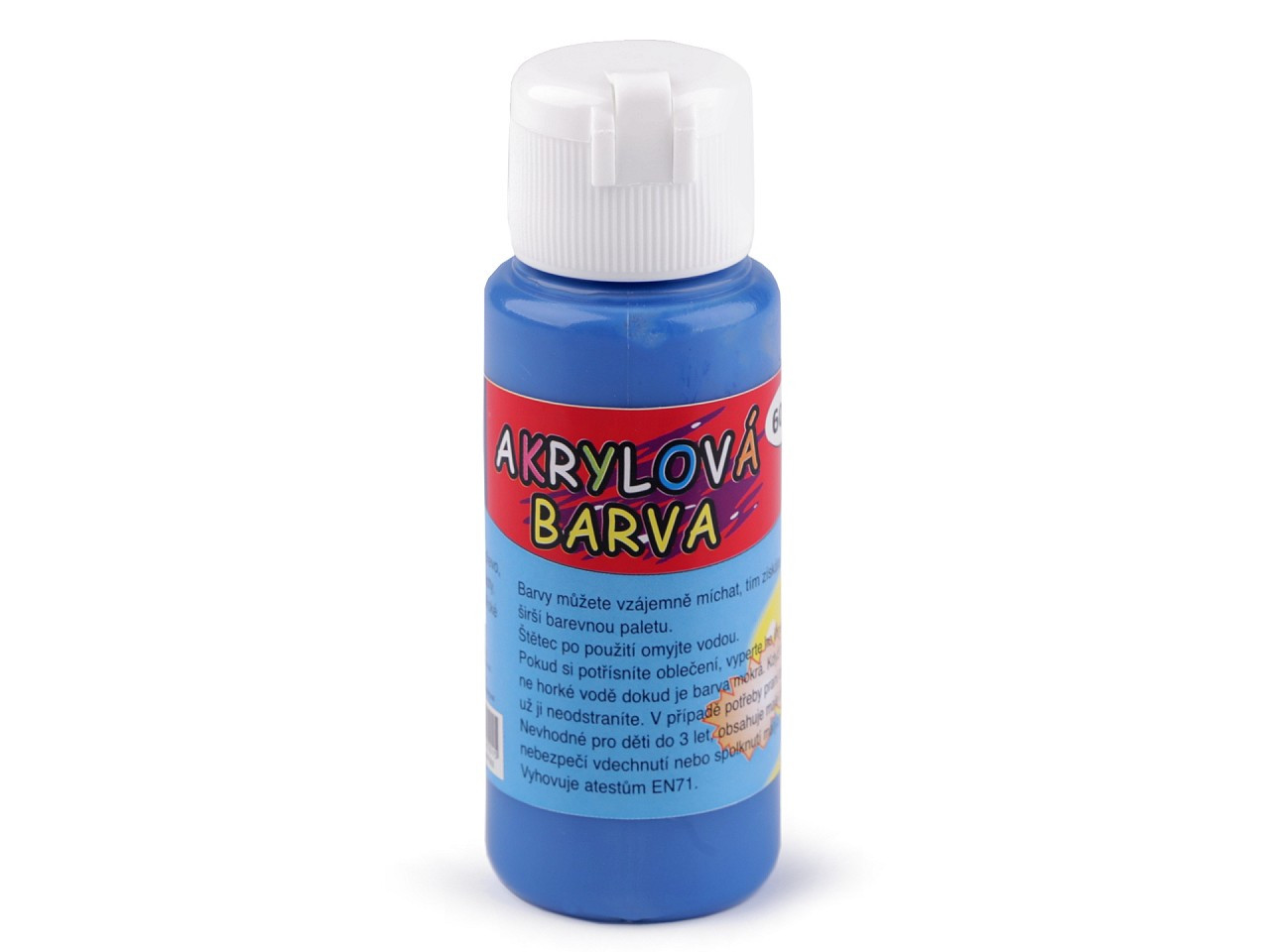 Akrylová barva 60 ml, barva 5 modrá