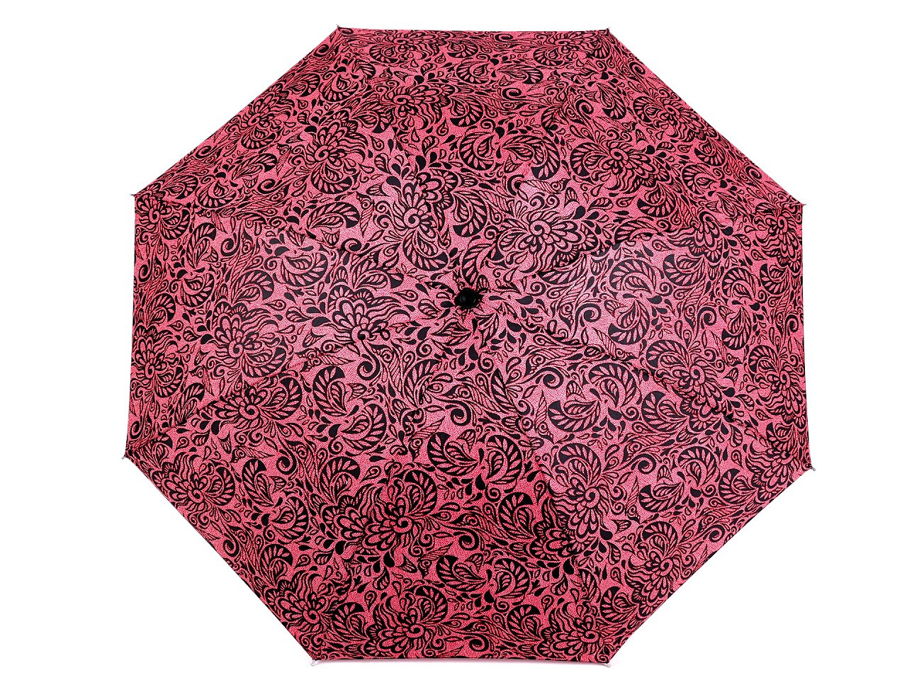 Dámský skládací deštník, barva 2 červená