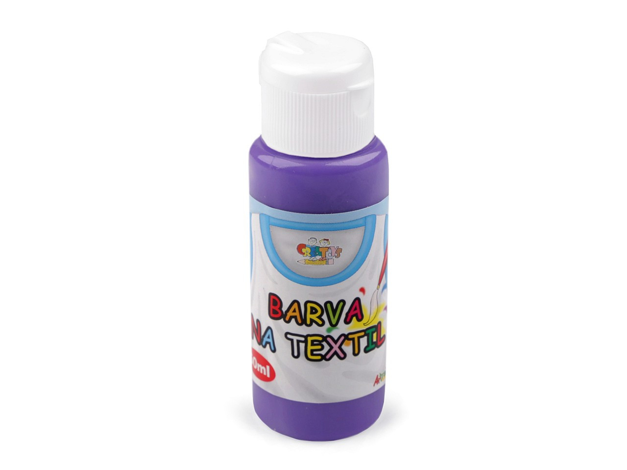 Barva na textil 60 ml, barva 10 fialová