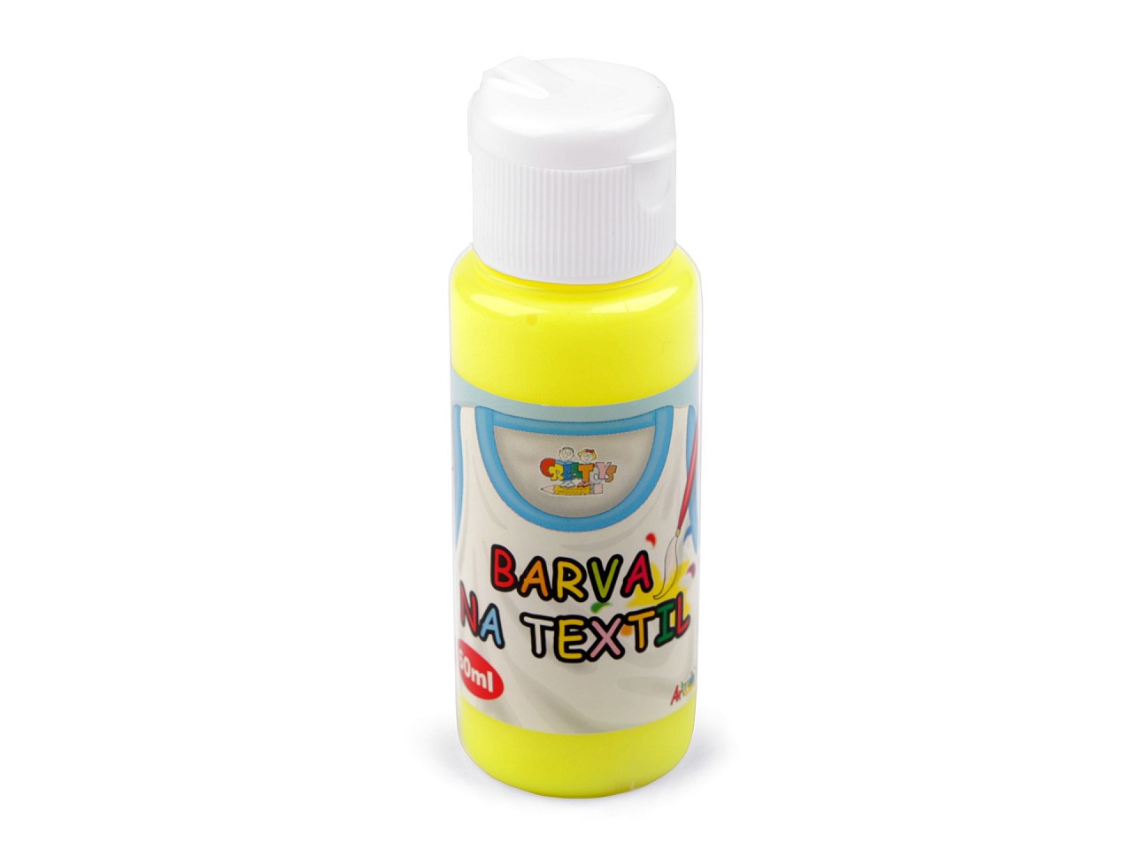 Barva na textil 60 ml, barva 8 (02) žlutá reflexní