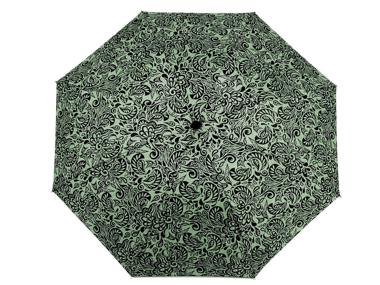 Dámský skládací deštník, barva 5 zelená