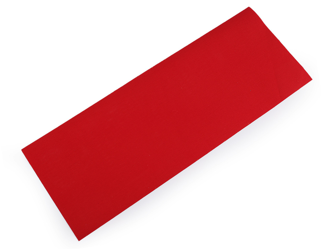 Nažehlovací záplaty textilní 17x45 cm, barva 10 červená