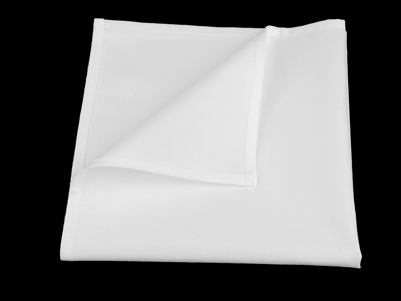 Bavlněný ubrousek 45x45 cm, barva 1 (39x39 cm) bílá