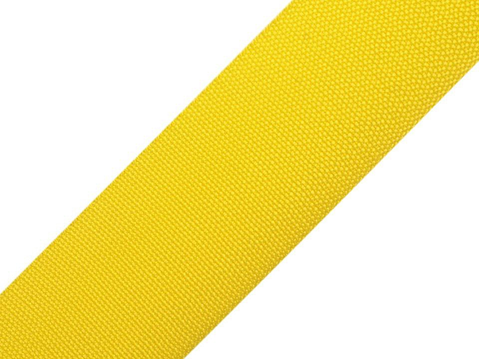 Popruh polypropylénový šíře 47-50 mm, barva 10 žlutá