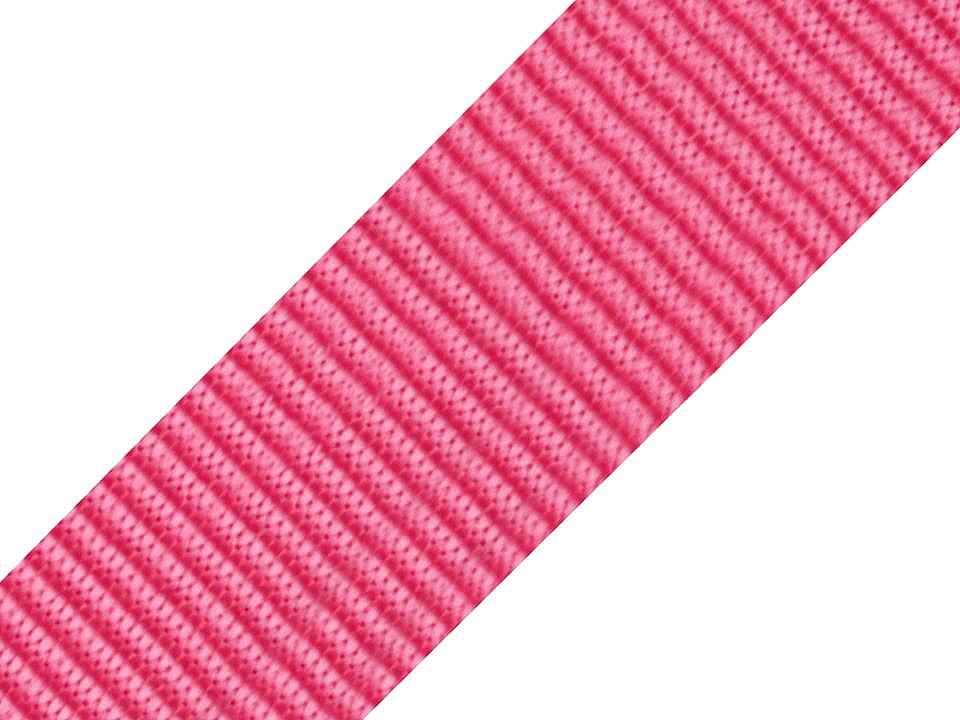 Popruh polypropylénový šíře 47-50 mm, barva 28 růžová