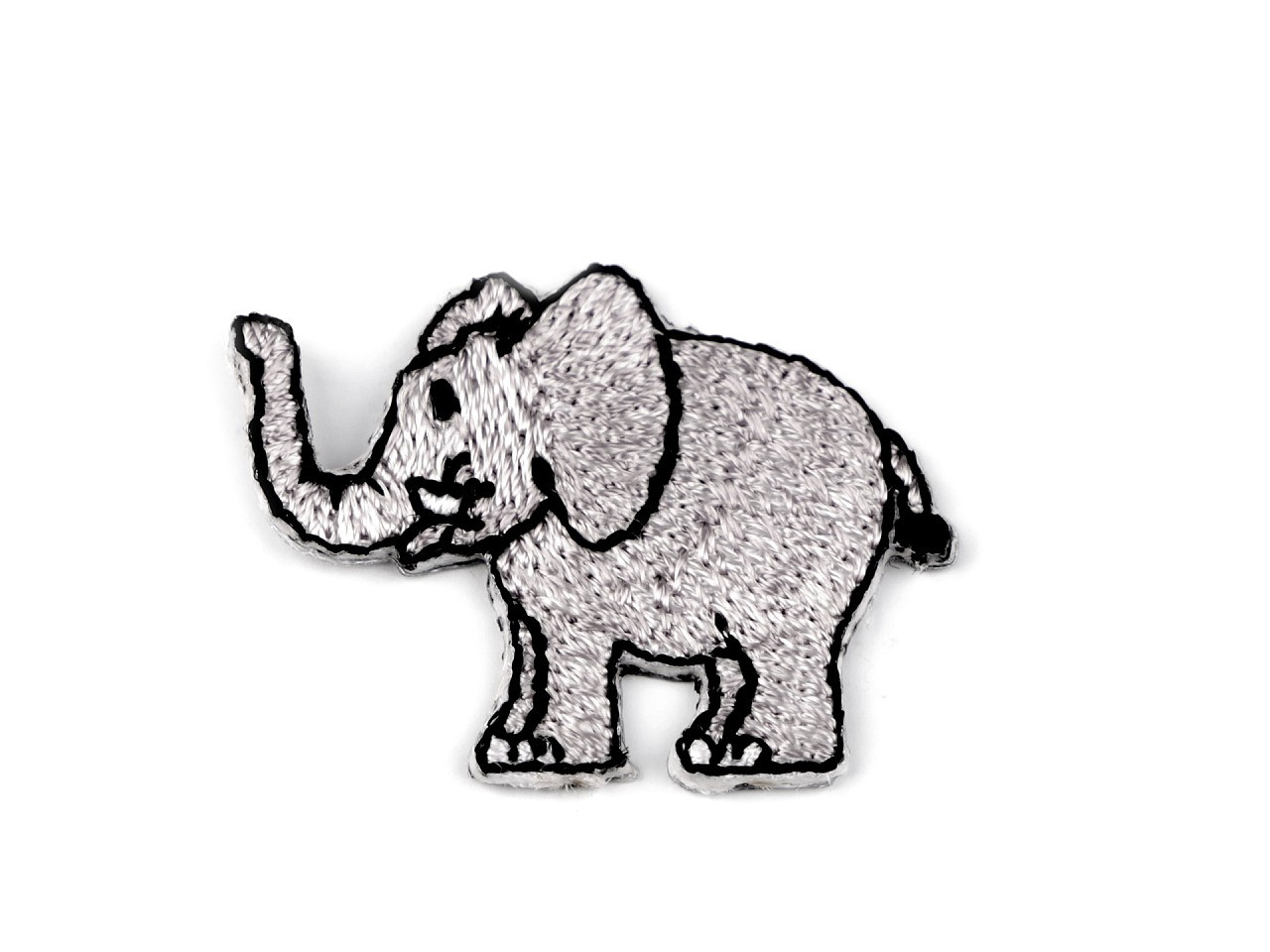 Nažehlovačka zvířata, barva 6 šedá nejsvětlější slon