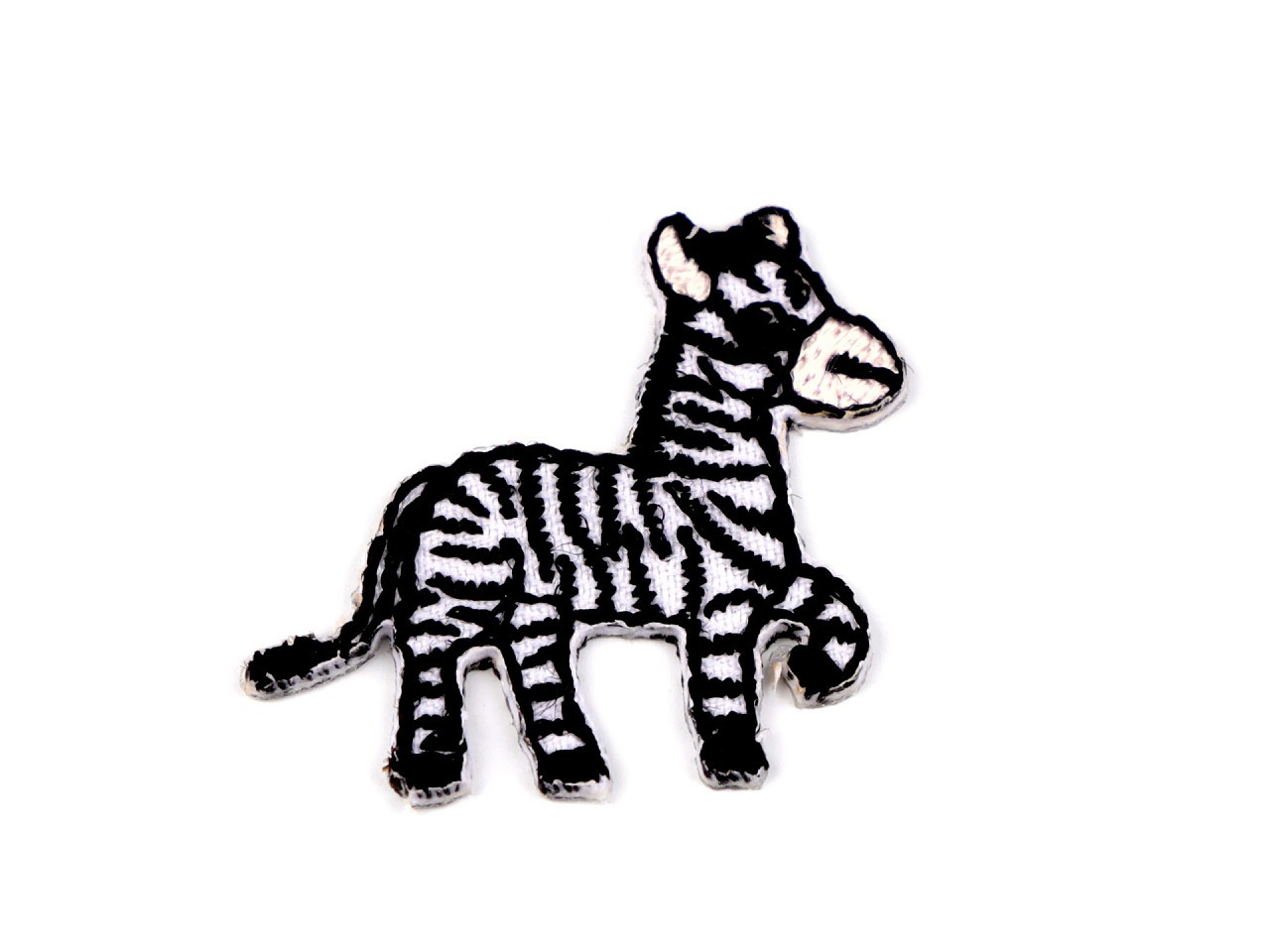 Nažehlovačka zvířata, barva 7 bílá zebra