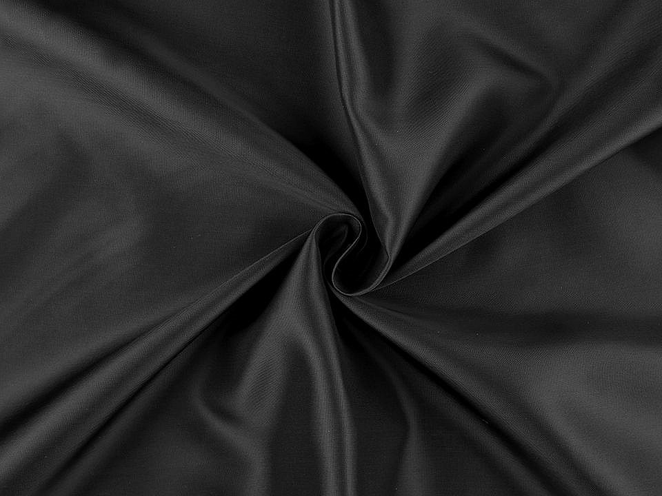 Viskózová podšívkovina, barva 5 (42019) černá