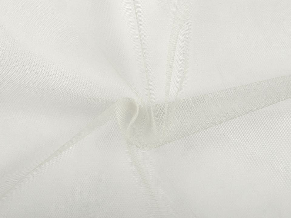 Tyl oděvní PAD jemný na závoje, barva 9 (2) Off White