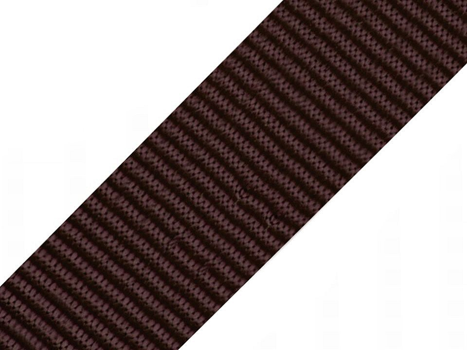 Popruh polypropylénový šíře 47-50 mm, barva 77 hnědá tmavá