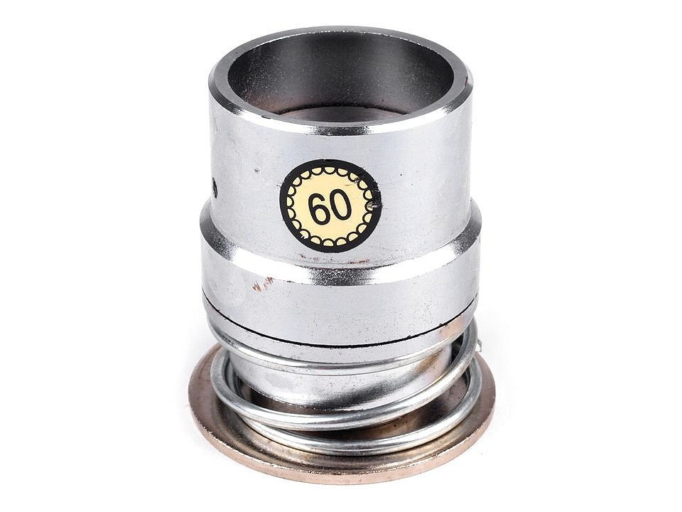 Piston pro potahování knoflíků vel. 60,, barva nikl