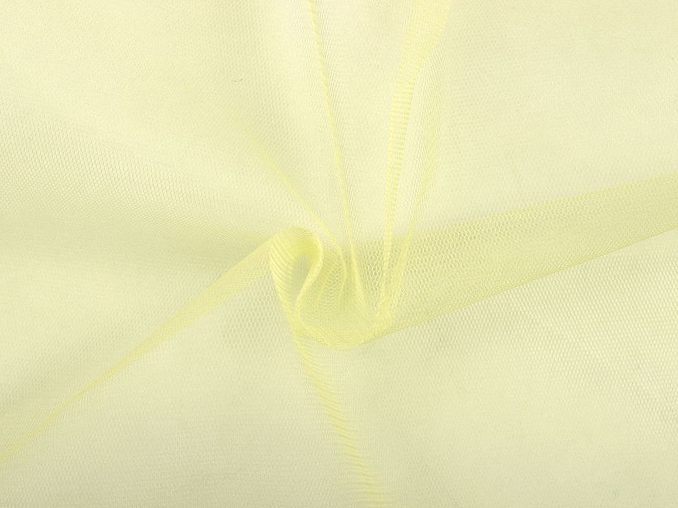 Tyl oděvní PAD jemný na závoje, barva 10 (4) žlutá světlá
